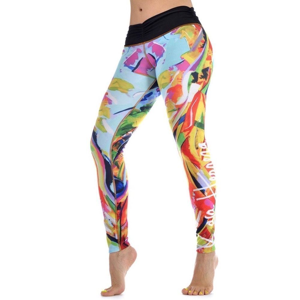Women's Leggings 2 Seconds by Rafa Herrera Art NWT‎